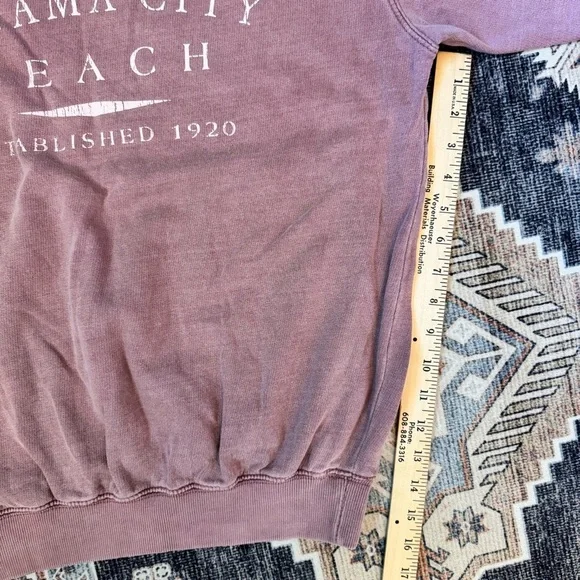 Panama City Beach Women’s Pink Crewneck Sweater Size Small - Picture 8 of 10